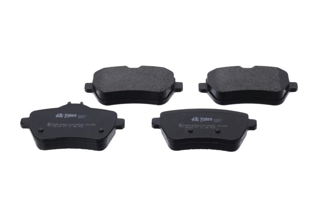 Jeu de 4 plaquettes de frein VALEO ref. 610411